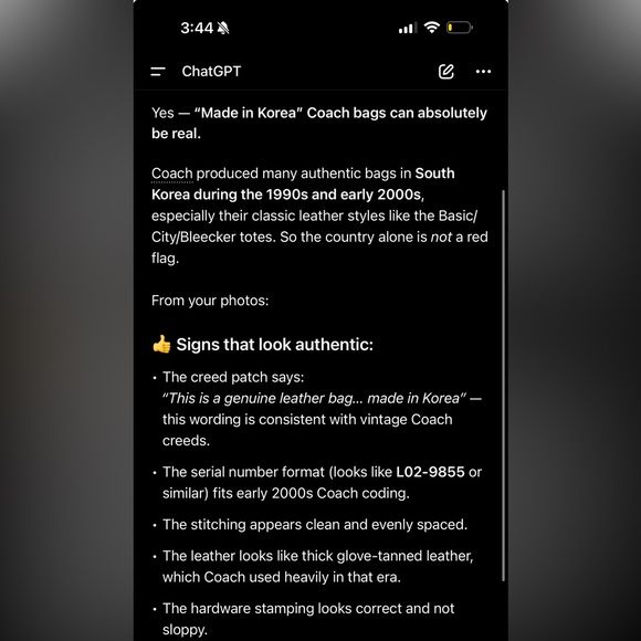 Vintage Brown Leather Coach Bleecker Tote Bag - Picture 7 of 7